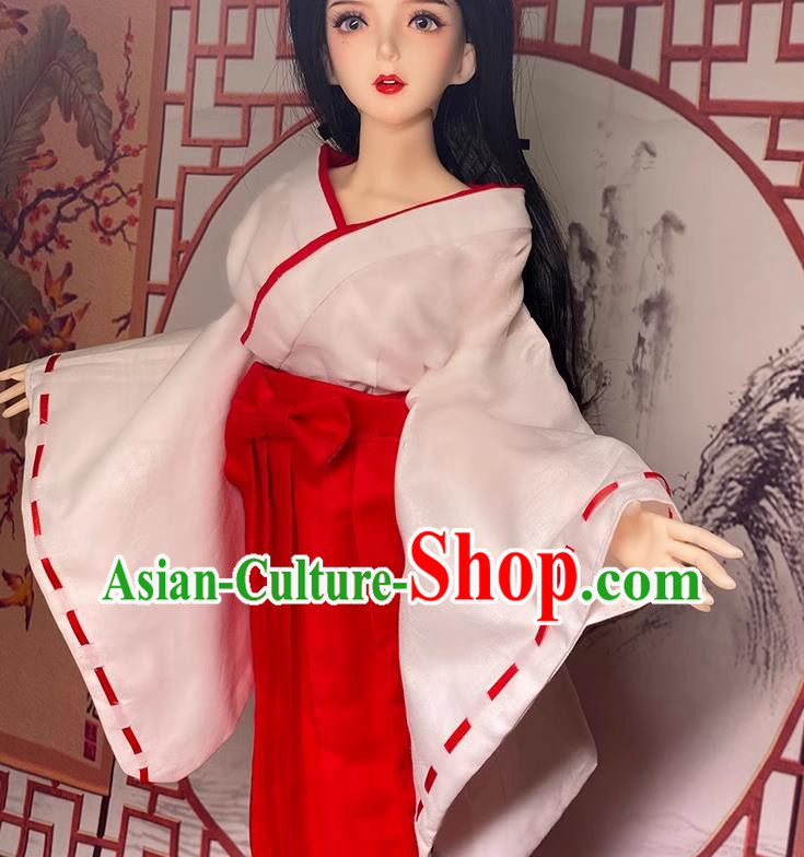 Top Super Dollfie Clothing Customize Kikyo Witch Kimono Handmade BJD Doll Costume