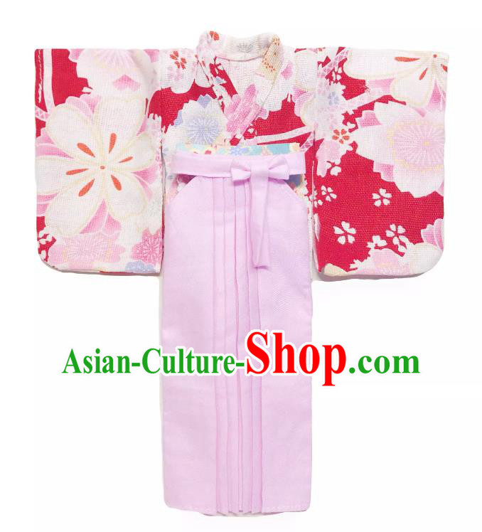 Handmade BJD Doll Costume Top Super Dollfie Japanese Clothing Customize Sotsugyo Kimono