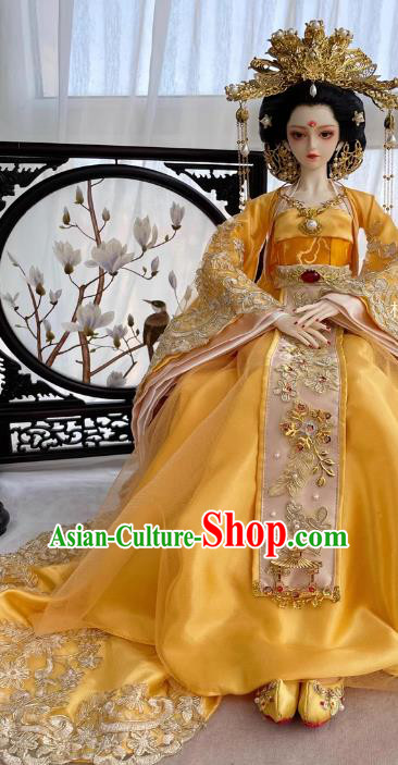 Customize Tang Dynasty Doll Ruqun Dress Handmade BJD Doll Costume China Empress Hanfu Clothing