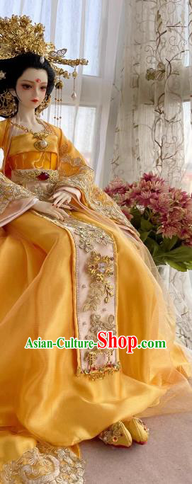 Customize Tang Dynasty Doll Ruqun Dress Handmade BJD Doll Costume China Empress Hanfu Clothing