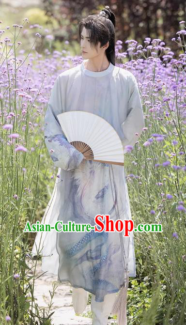 China Ancient Swordsman Hanfu Tang Dynasty Young Hero Historical Costumes Complete Set