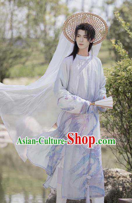 China Ancient Swordsman Hanfu Tang Dynasty Young Hero Historical Costumes Complete Set