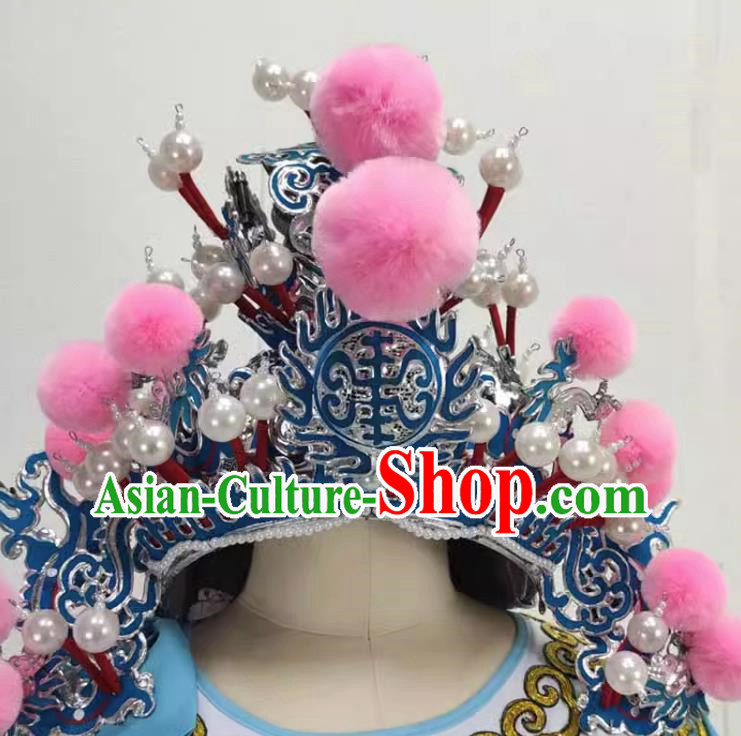 Drama Costumes Ancient Costumes Shaoxing Opera Huangmei Opera Costumes Accessories Headwear Meng Lijun Visits The Sick Huangfu Shaohua Hat