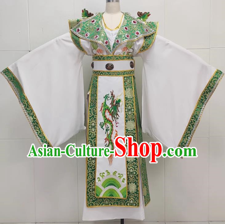 Green Drama Big Sleeved Xiaosheng Clothes Ancient Costumes Yue Opera Huangmei Opera Costumes Taiwan Costumes Local Ethnic Opera Costumes