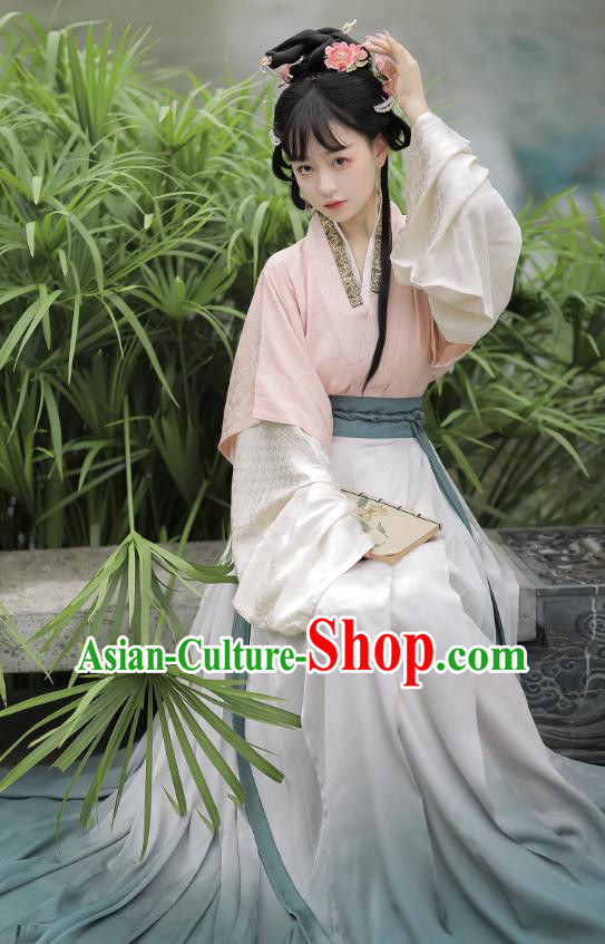 Traditional Female Hanfu Ancient China Princess Clothing Ming Dynasty Noble Lady Dresses
