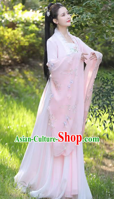 China Traditional Hanfu Qiyao Dress Ancient Fairy Clothing Tang Dynasty Princess Clothing