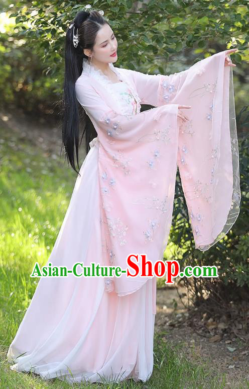 China Traditional Hanfu Qiyao Dress Ancient Fairy Clothing Tang Dynasty Princess Clothing