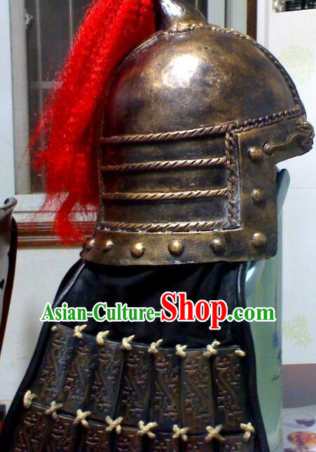 Handmade Cosplay Officer Hat China Song Dynasty Warrior Headwear Ancient General Helmet