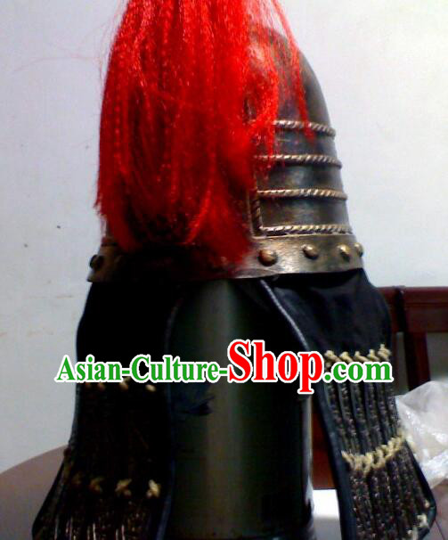 Handmade Cosplay Officer Hat China Song Dynasty Warrior Headwear Ancient General Helmet