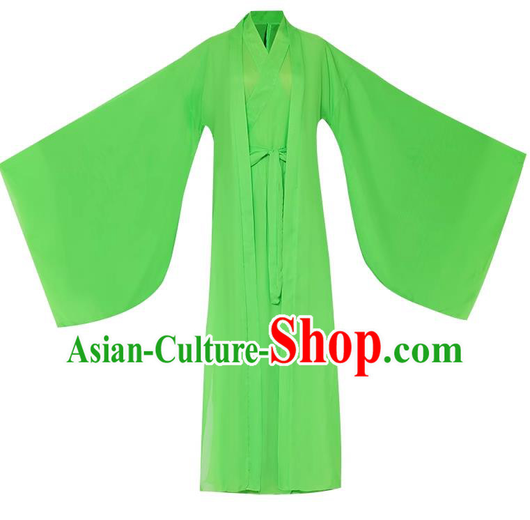 China Ancient Fairy Costume Song Dynasty Young Woman Clothing Traditional Hanfu Green Dress