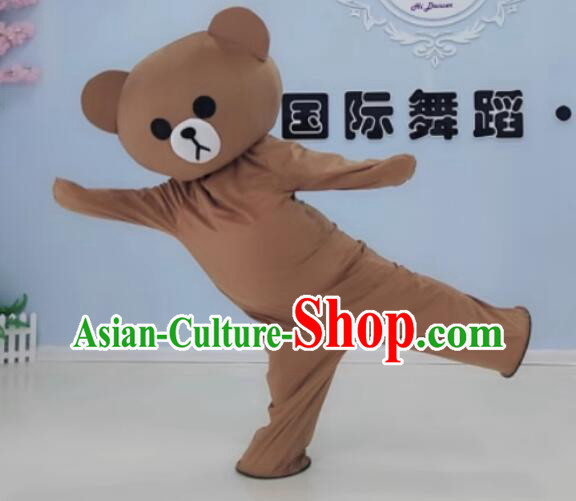 Mascot Bear Uniform Customized Walking Animal Bear Mascot Costume Handmade Cosplay Costume