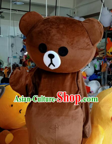 Mascot Bear Uniform Customized Walking Animal Bear Mascot Costume Handmade Cosplay Costume
