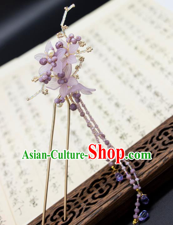 China Handmade Hanfu Hair Jewelries Ancient Goddess Hairpins Song Dynasty Princess Headpieces Complete Set