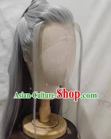 Front Hook Front Lace Wig Sauvignon Blanc Liu Nan Silver Gray Costume