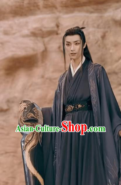 China TV Series Chong Zi Demon King Wan Jie Clothing Warrior Chu Bufu Outfit
