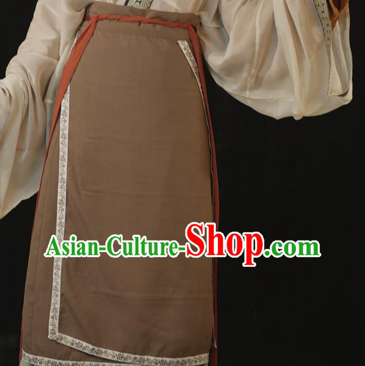 Chinese Traditional Hanfu Dress Costumes Song Dynasty Noble Lady Clothing Ancient Young Beauty Garments