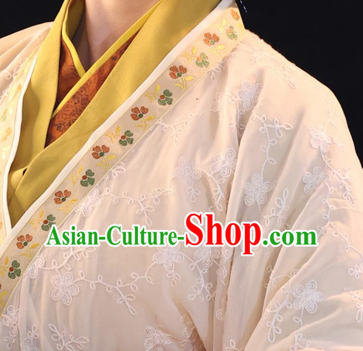 Chinese Traditional Luoshen Hanfu Dresses Jin Dynasty Imperial Empress Clothing Ancient Goddess Garment Costumes