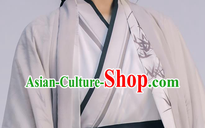 Chinese Song Dynasty Young Childe Costumes Traditional Hanfu Ruqun Ancient Swordsman Clothing