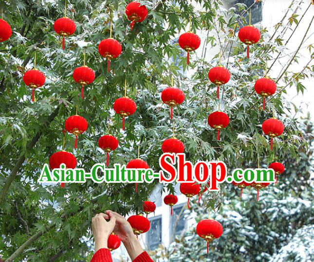 Chinese New Year Lanterns Outdoor Hanging Lanterns Waterproof Lanterns