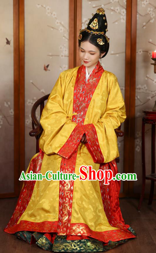 Chinese Traditional Wedding Dresses Ming Dynasty Empress Clothing Ancient Noble Woman Garment Costumes