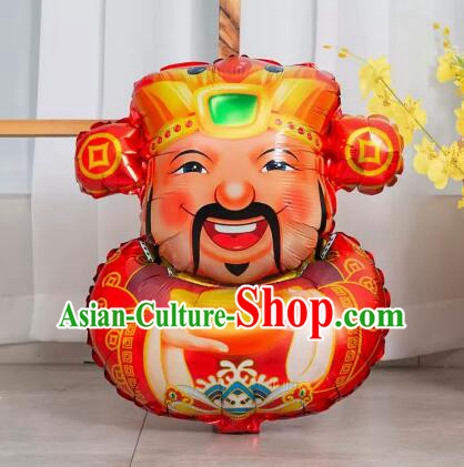 Chinese Opera God of Wealth Ballon New Year Mylar Balloon