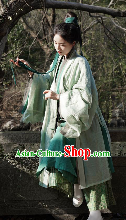 China Traditional Hanfu Dresses Song Dynasty Historical Clothing Ancient Swordsman Costumes