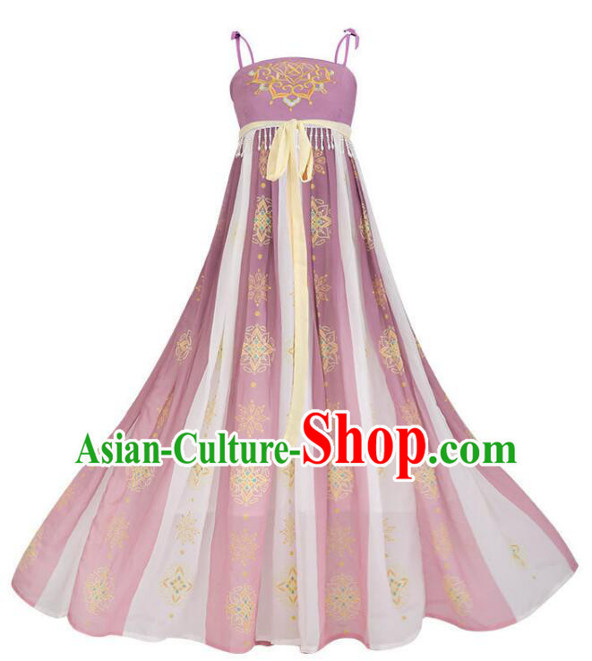 China Traditional Hanfu Dresses Tang Dynasty Empress Costumes Ancient Court Woman Clothing