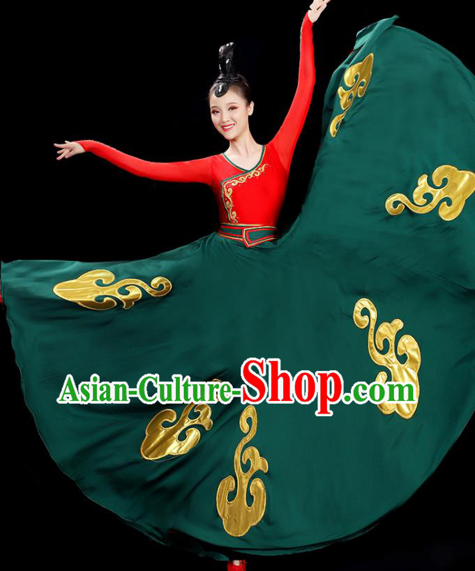 China Classical Dance Dress Women Group Show Costume Opening Dance Clothing