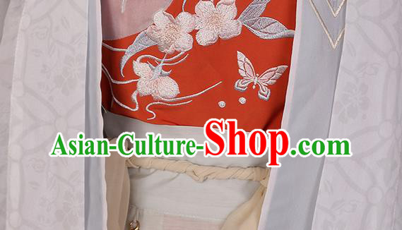 China Ancient Young Woman Garment Costumes Hanfu Clothing Song Dynasty Princess Dresses