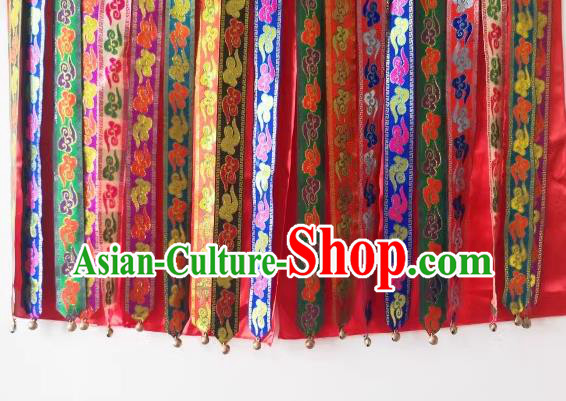 China Folk Dance Skirt Fiesta Parade Master Costume Nuo Opera God Clothing