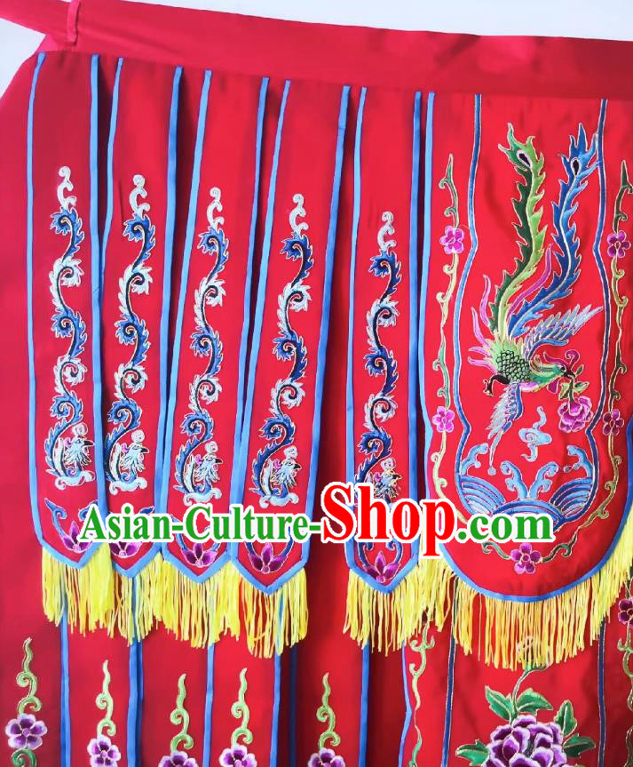 Chinese Witchcraft Performance Costume Folk Dance Embroidered Skirt Sacrifice God Dancing Clothing