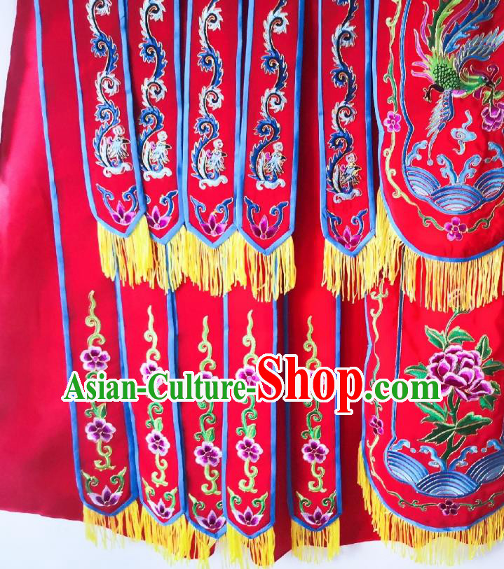 Chinese Witchcraft Performance Costume Folk Dance Embroidered Skirt Sacrifice God Dancing Clothing