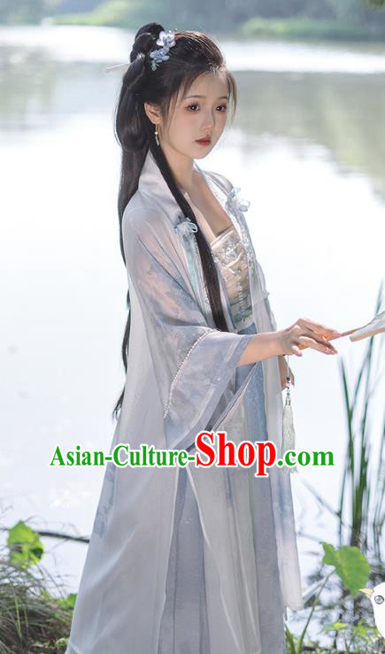 Chinese Song Dynasty Female Costumes Ancient Beizi Skirt Clothing Women Hanfu Set