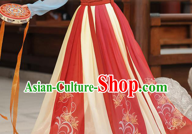 China Traditional Hanfu Dresses Ancient Princess Clothing Song Dynasty Woman Garment Costumes Complete Set