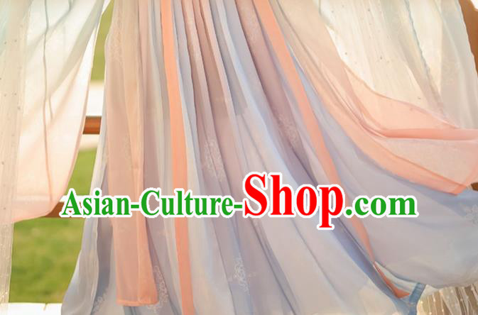 China Ancient Princess Hezi Clothing Tang Dynasty Garment Costumes Traditional Fairy Hanfu Dresses