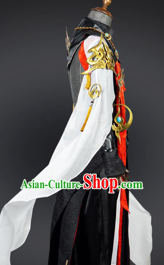Jian Xia Qing Yuan NPC Clothing Ancient Blade Male Costumes Cosplay Swordsman Clothes