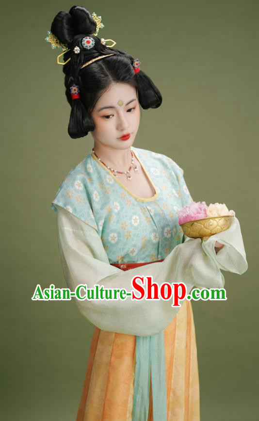 China Woman Hanfu Ancient Palace Lady Dresses Tang Dynasty Court Princess Clothing Traditional Costumes