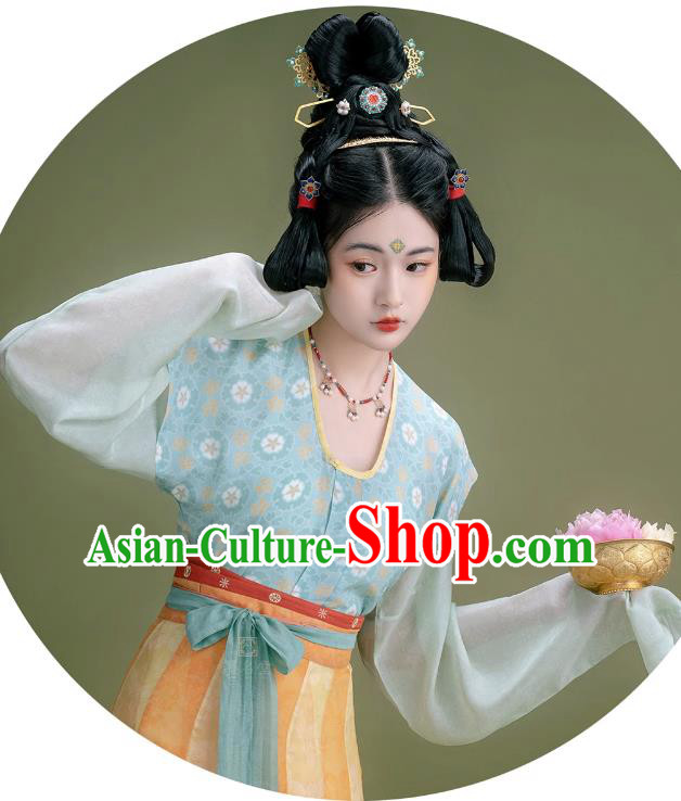 China Woman Hanfu Ancient Palace Lady Dresses Tang Dynasty Court Princess Clothing Traditional Costumes