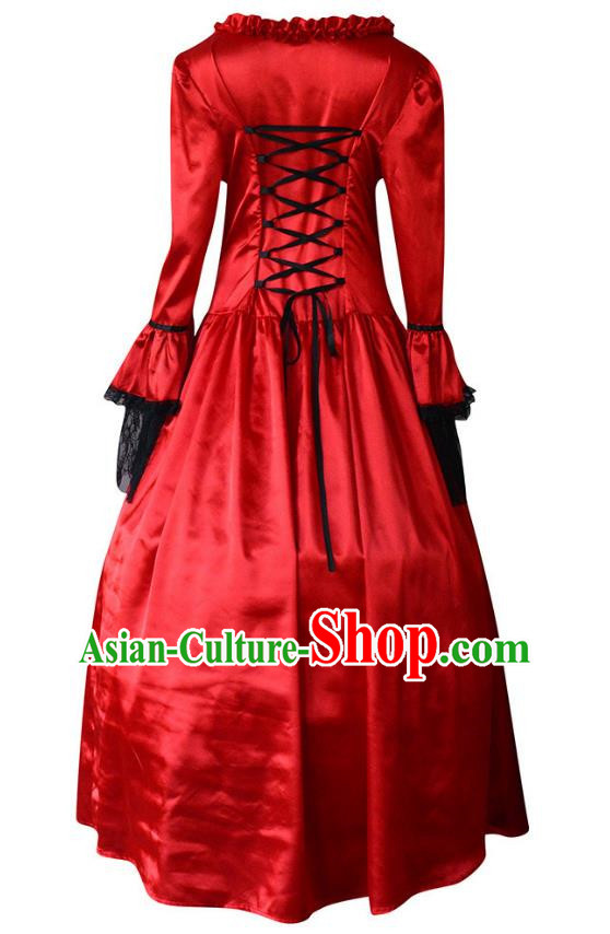 Cosplay European Medieval Noble Court Long Dress For Stage Plays Featuring European And American Retro Style Formal Evening Dresses For Women