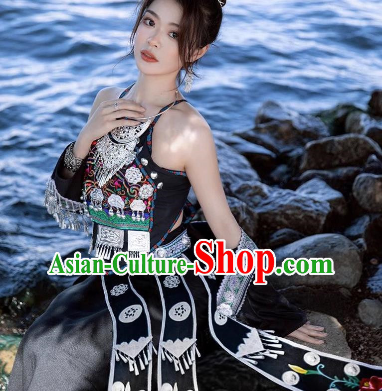 Miao Women Ethnic Style Traditional Ethnic Minority Costumes Chinese Clothing