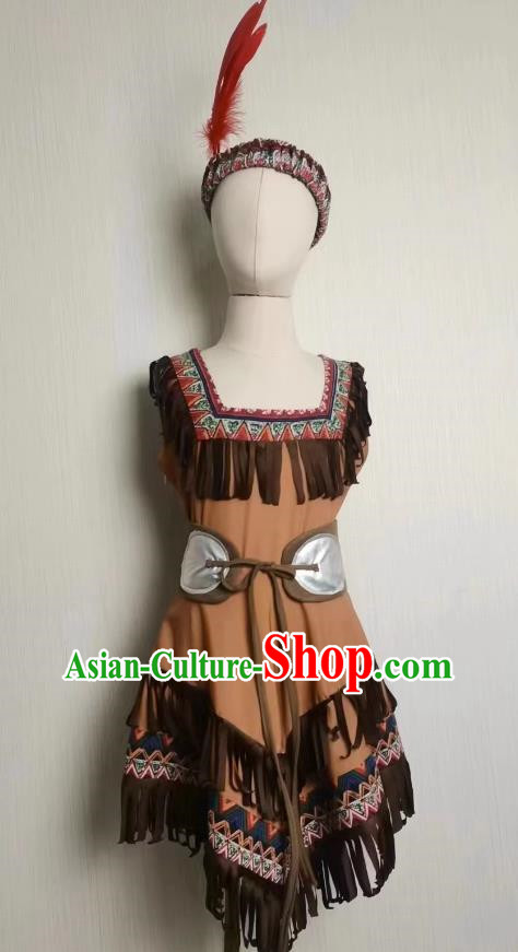 Indian Dance Costumes Tu People Stage Costumes Halloween Costumes Children Costumes
