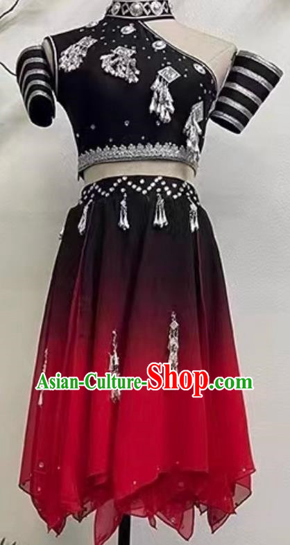 Ethnic Wa Minority Dance Performance Costumes