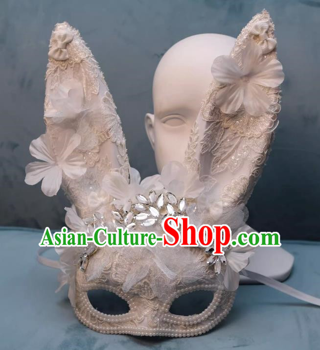 Carnival Mask Masquerade Half Face Sexy Bunny Girl Mask Rabbit Mask