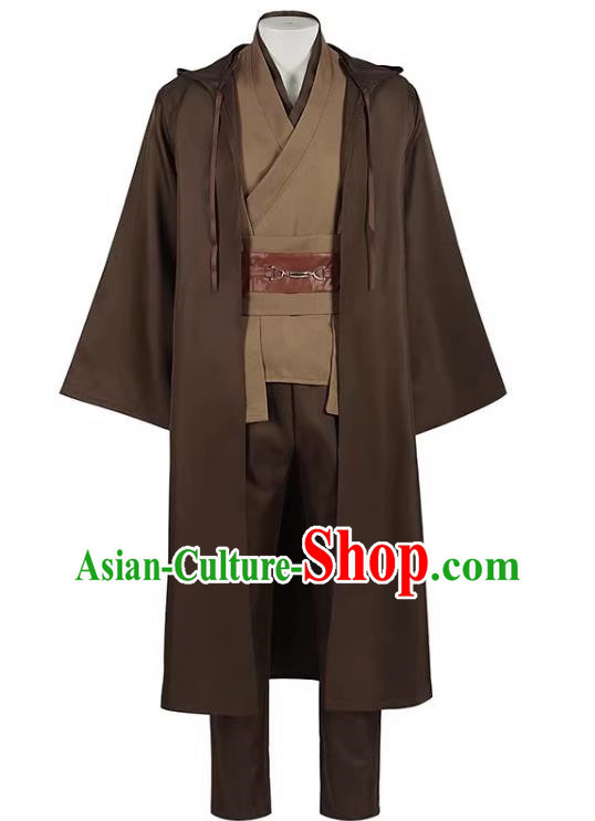 Halloween Clothes Set Adult Cosplay Warrior Performance Costume Anakin Robe