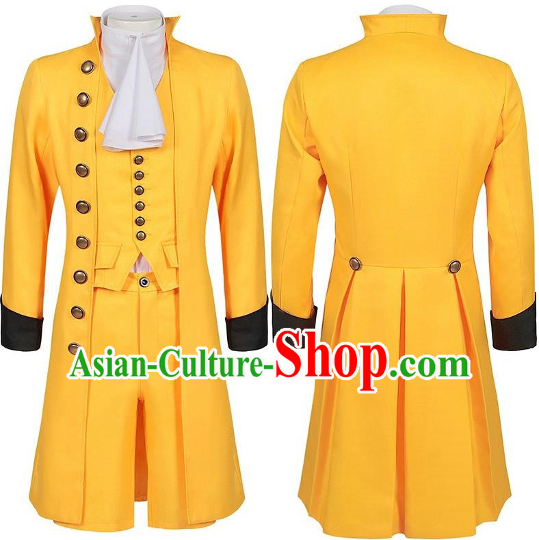 British Gentleman Costume Long Suit European And American Stage Play Men Classic Dress Windbreaker Shorts Large Size