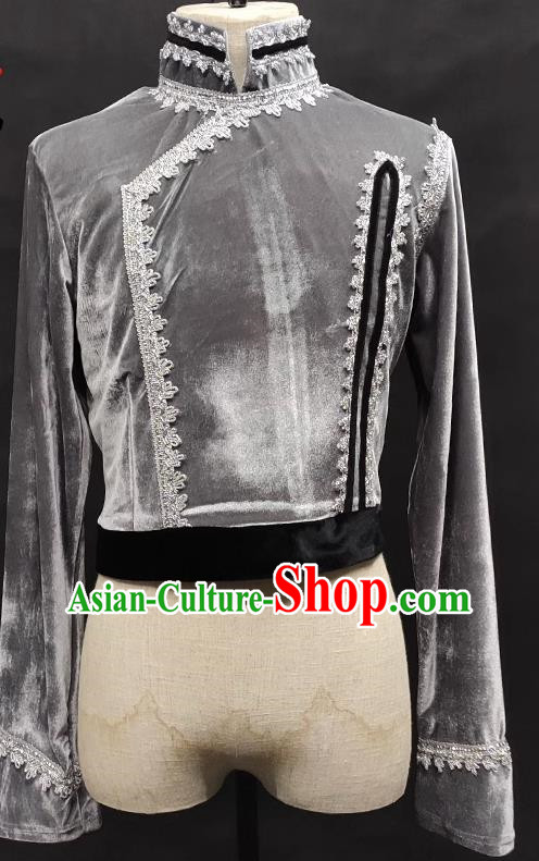 Men Ballet Single Top Performance Costumes Performance Costumes Dance Costumes