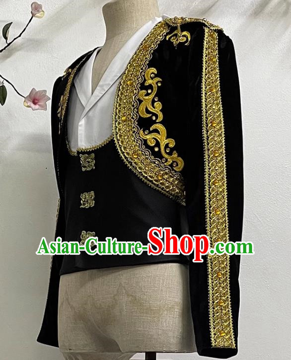 Boys Court Ballet Costume Two Piece Exquisite Stage Performance Costume