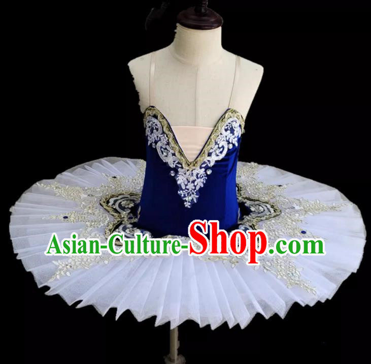 Ballet Skirt Professional Children Performance Costume Little Swan Dance Gauze Skirt Suspenders TUTU Skirt Performance Clothing Female