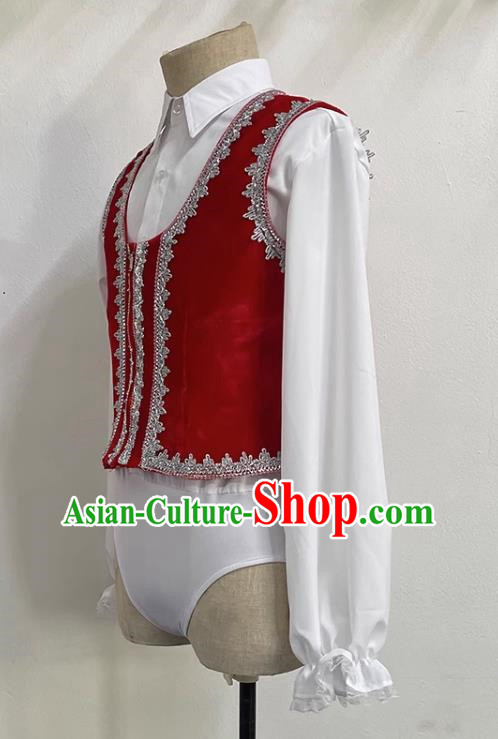Ballet Male Variation Stage Performance Ballet Two Piece Performance Costume