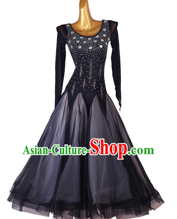 Modern Dance Skirt Plus Dress High End National Standard Dance Ballroom Dance Swing Skirt Waltz Dance Skirt